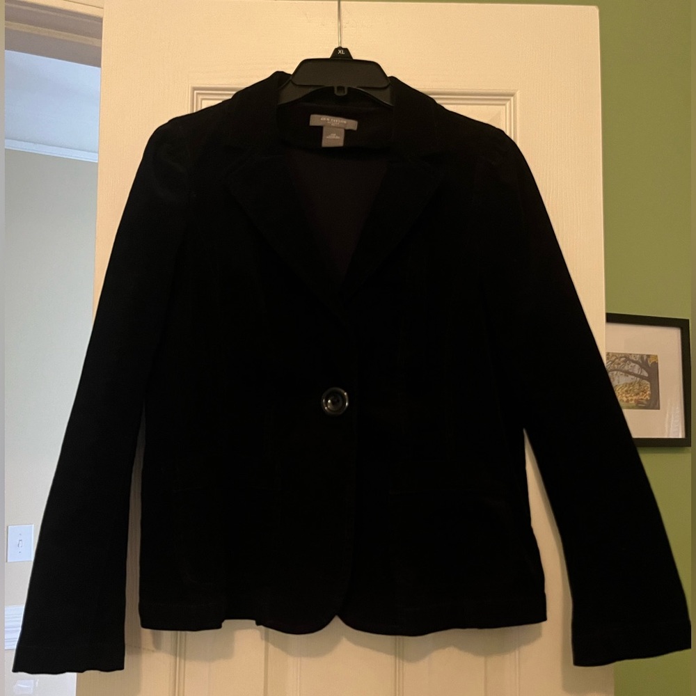 Ann Taylor navy corduroy jacket